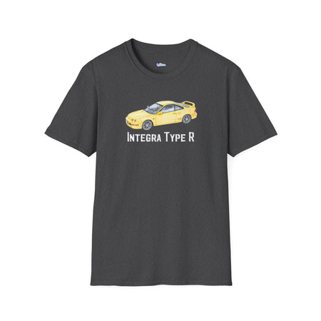 JDM T-Shirt - 2000 Acura Integra Type R Yellow with model designation-Modelcars.com-ModelCars.com
