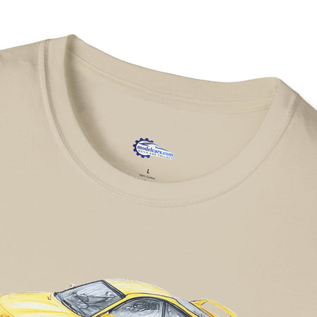JDM T-Shirt - 2000 Acura Integra Type R Yellow with model designation-Modelcars.com-ModelCars.com
