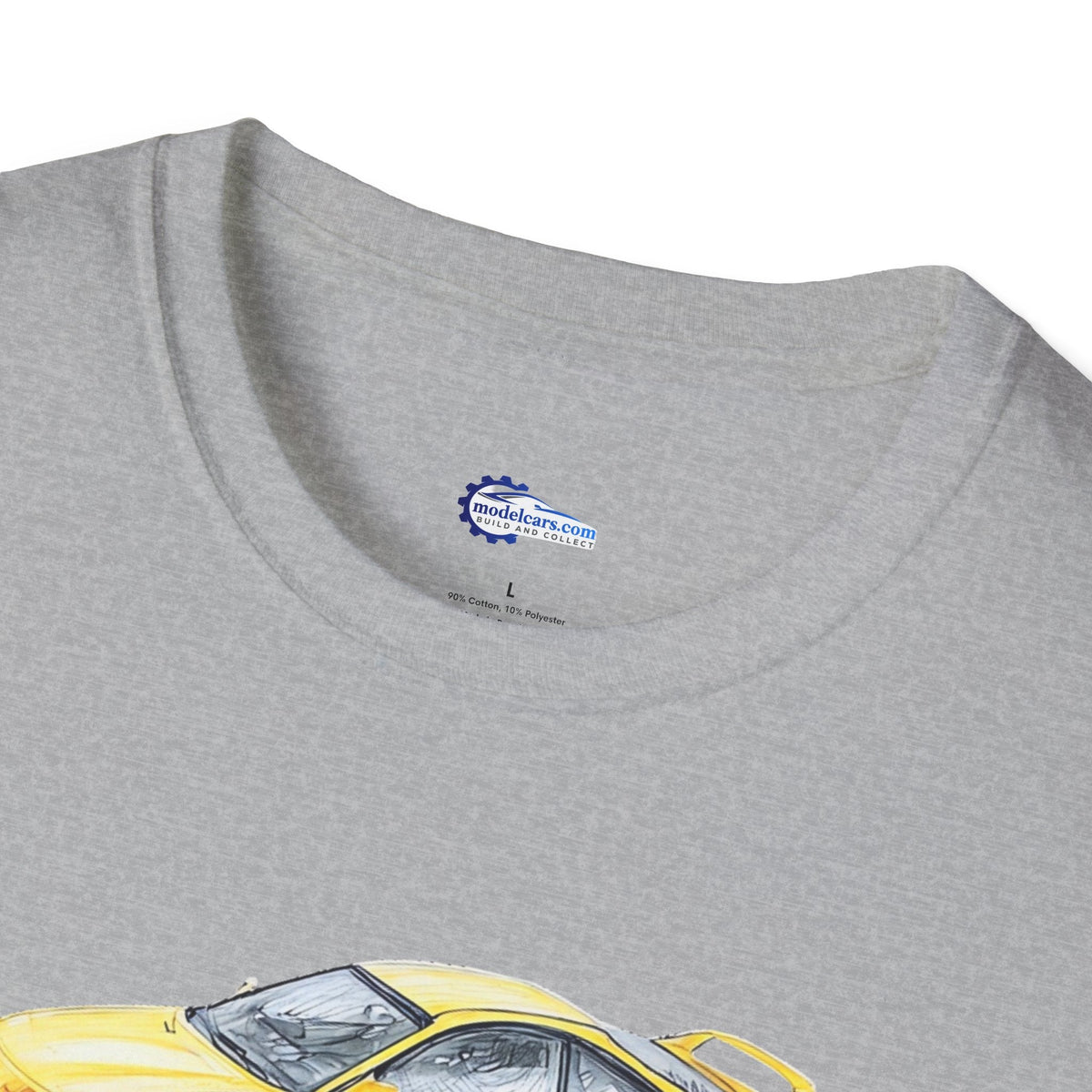 JDM T-Shirt - 2000 Acura Integra Type R Yellow with model designation-Modelcars.com-ModelCars.com