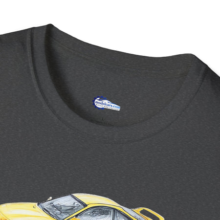 JDM T-Shirt - 2000 Acura Integra Type R Yellow with model designation-Modelcars.com-ModelCars.com
