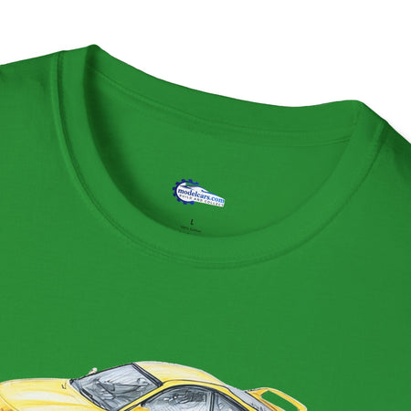 JDM T-Shirt - 2000 Acura Integra Type R Yellow with model designation-Modelcars.com-ModelCars.com