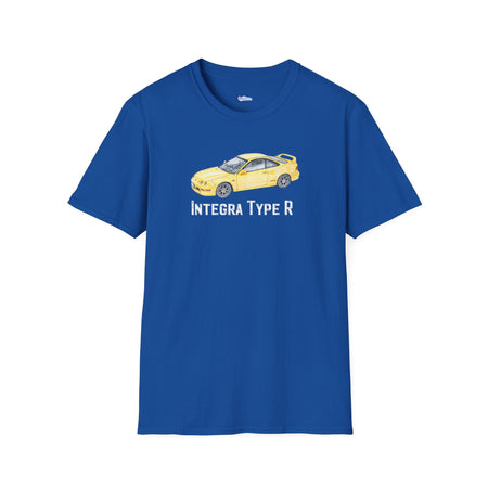 JDM T-Shirt - 2000 Acura Integra Type R Yellow with model designation-Modelcars.com-ModelCars.com
