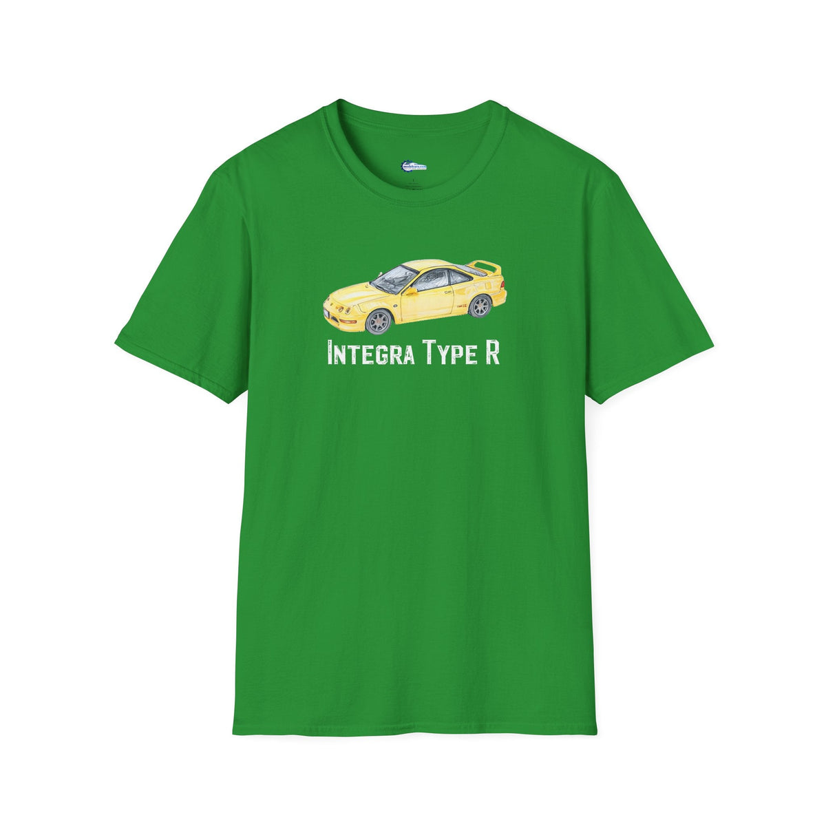 JDM T-Shirt - 2000 Acura Integra Type R Yellow with model designation-Modelcars.com-ModelCars.com