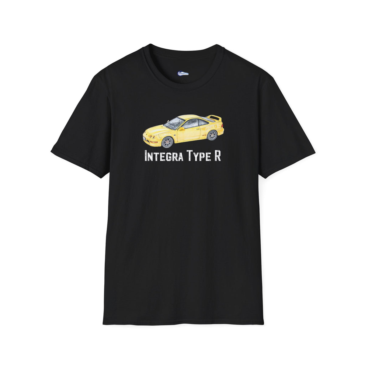 JDM T-Shirt - 2000 Acura Integra Type R Yellow with model designation-Modelcars.com-ModelCars.com