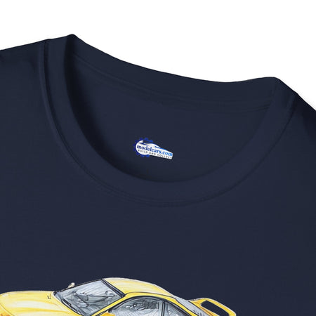 JDM T-Shirt - 2000 Acura Integra Type R Yellow with model designation-Modelcars.com-ModelCars.com