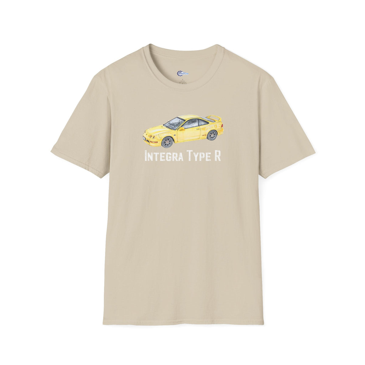JDM T-Shirt - 2000 Acura Integra Type R Yellow with model designation-Modelcars.com-ModelCars.com