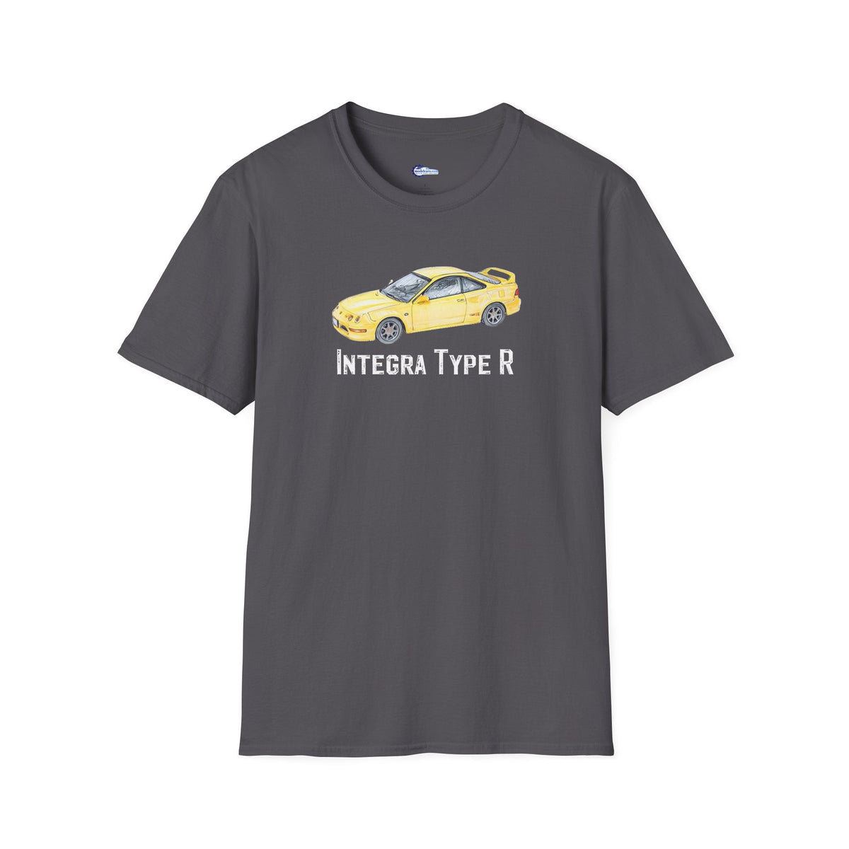 JDM T-Shirt - 2000 Acura Integra Type R Yellow with model designation-Modelcars.com-ModelCars.com