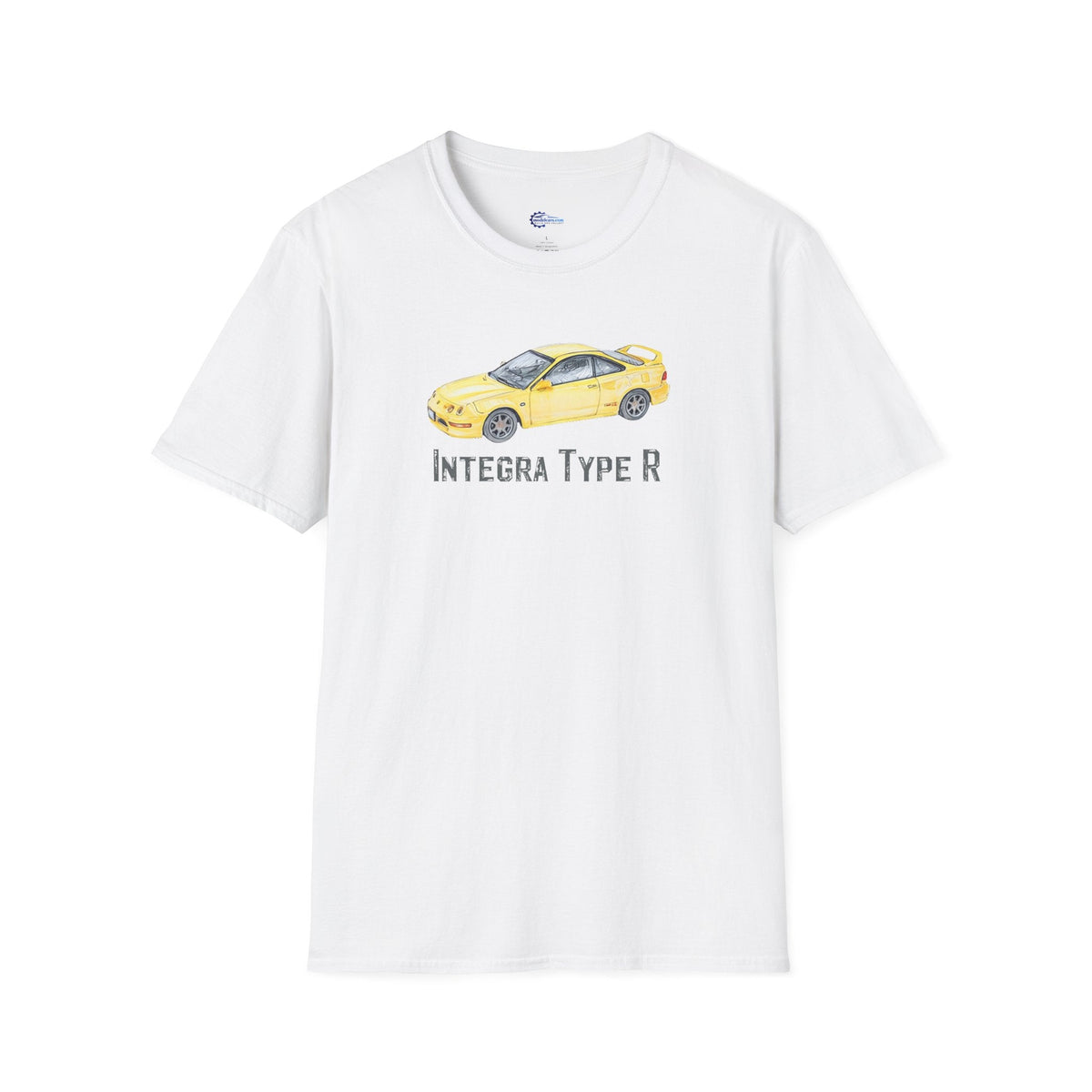 JDM T-Shirt - 2000 Acura Integra Type R Yellow with model designation-Modelcars.com-ModelCars.com