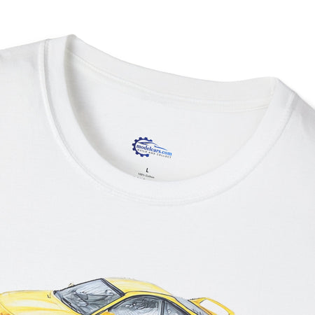 JDM T-Shirt - 2000 Acura Integra Type R Yellow with model designation-Modelcars.com-ModelCars.com