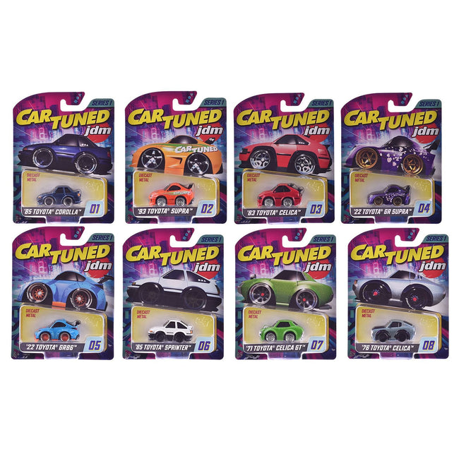 JDM Tuners Series 1 Set of 8 Pieces Diecast Model Cars by CarTuned-Car Tuned-ModelCars.com
