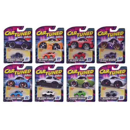 JDM Tuners Series 1 Set of 8 Pieces Diecast Model Cars by CarTuned-Car Tuned-ModelCars.com