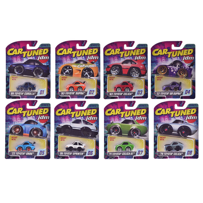 JDM Tuners Series 1 Set of 8 Pieces Diecast Model Cars by CarTuned-Car Tuned-ModelCars.com