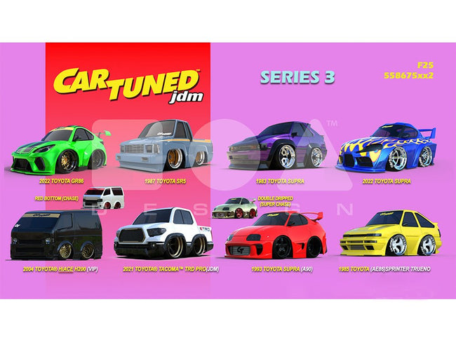 JDM Tuners Series 3 Set of 8 Pieces Diecast Model Cars by CarTuned-Car Tuned-ModelCars.com