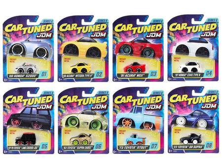 JDM Tuners Series 6 Set of 8 Pieces Diecast Model Cars by CarTuned-Car Tuned-ModelCars.com