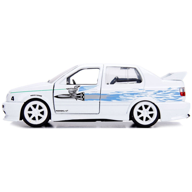 Jesse's Volkswagen Jetta White "Fast & Furious" Movie 1/32 Diecast Model Car by Jada-Jada-ModelCars.com