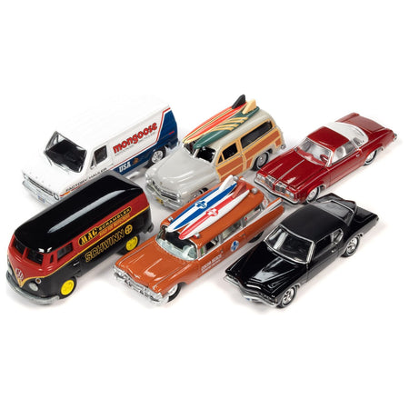 Johnny Lightning "2 - Packs" 2023 Set B of 6 pieces Release 2 1/64 Diecast Model Cars by Johnny Lightning - Johnny Lightning - ModelCars.com