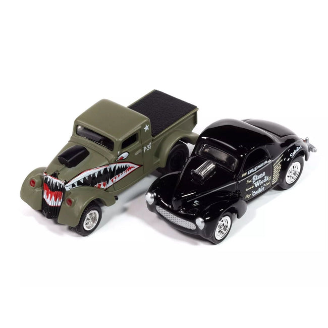 Johnny Lightning "2-Packs" 2024 Release 1 Set B of 6 pieces 1/64 Diecast Model Cars by Johnny Lightning-Johnny Lightning-ModelCars.com