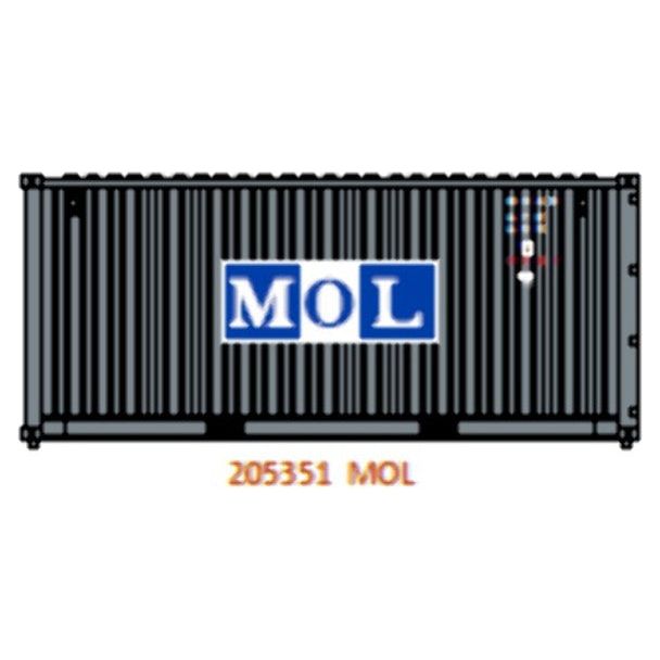 N MOL 20'STD CONT 2PK         