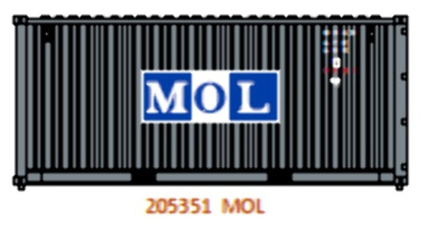 N MOL 20'STD CONT 2PK         