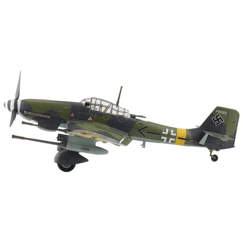 Junkers Ju 87G-2 Stuka Aircraft "WNr. 494193 Tank Buster Stab. SG 2 Slovakia" (1944) German Luftwaffe "Air Power Series" 1/72 Diecast Model by Hobby Master-Hobby Master-ModelCars.com