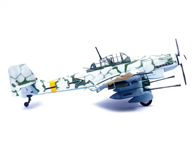 Junkers Ju 87G2 Stuka Bomber Aircraft "10.(Pz)/SG 2 Immelmann Markisch Friedland Pomerania" (1945) German Luftwaffe "Wing" Series 1/72 Diecast Model by Panzerkampf-Panzerkampf-ModelCars.com