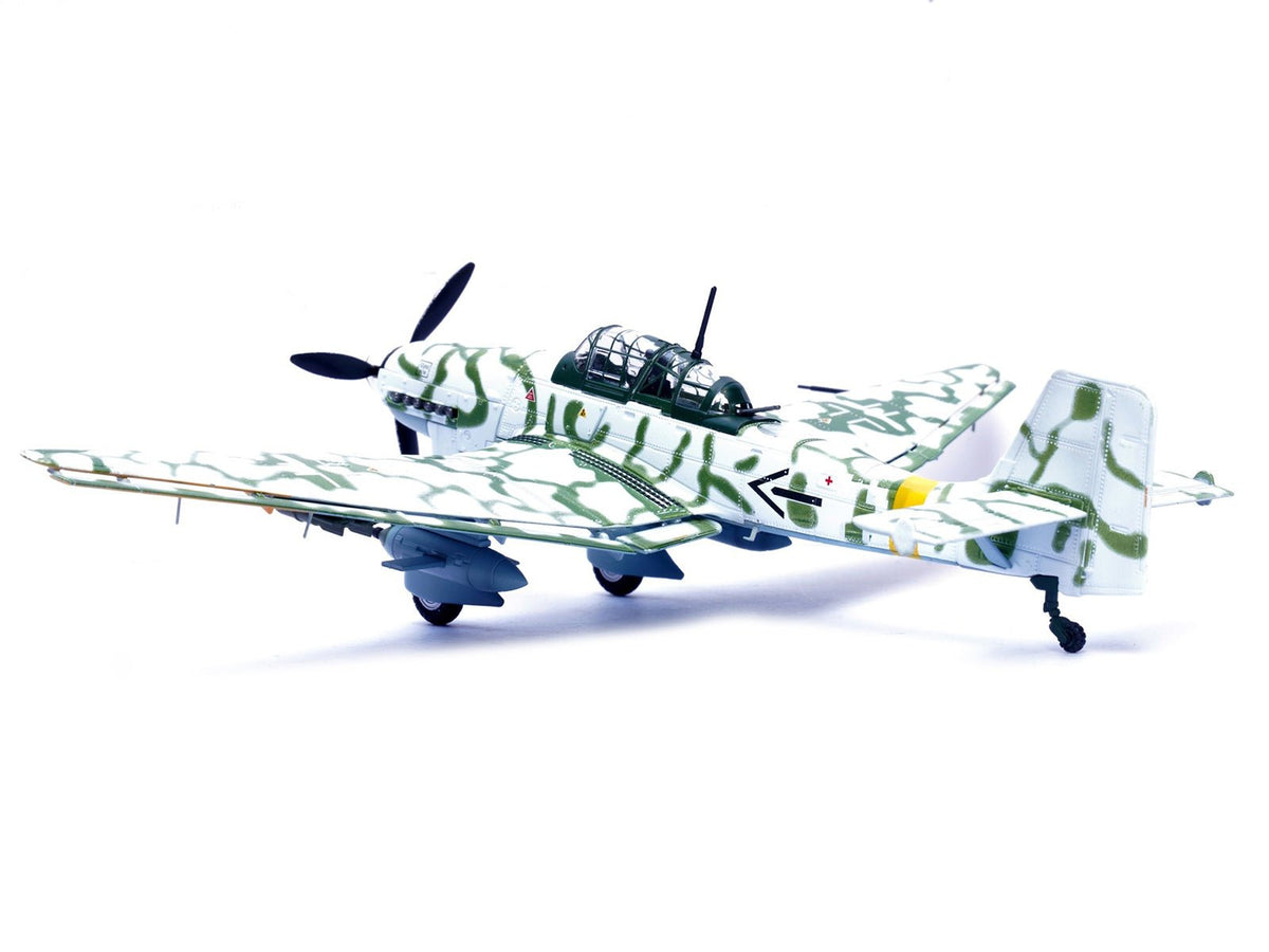 Junkers Ju 87G2 Stuka Bomber Aircraft "10.(Pz)/SG 2 Immelmann Markisch Friedland Pomerania" (1945) German Luftwaffe "Wing" Series 1/72 Diecast Model by Panzerkampf-Panzerkampf-ModelCars.com