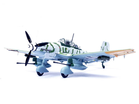 Junkers Ju 87G2 Stuka Bomber Aircraft "10.(Pz)/SG 2 Immelmann Markisch Friedland Pomerania" (1945) German Luftwaffe "Wing" Series 1/72 Diecast Model by Panzerkampf-Panzerkampf-ModelCars.com