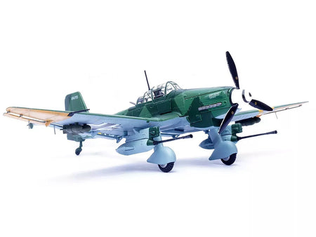 Junkers Ju 87G2 Stuka Bomber Aircraft "10.(Pz)/SG 2 Immelmann Oberst Hans-Ulrich Rudel Slovakia" (1944) German Luftwaffe "Wing" Series 1/72 Diecast Model by Panzerkampf-Panzerkampf-ModelCars.com