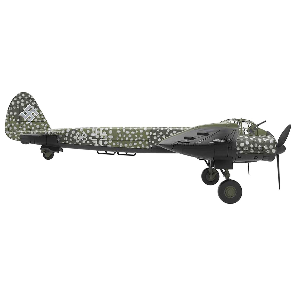 Junkers Ju 88 A-4 Combat Aircraft "8./KG 6 Operation Steinbock" German Luftwaffe (1944) "Planes of World War II" Series 1/144 Diecast Model Airplane by Luppa-Luppa-ModelCars.com