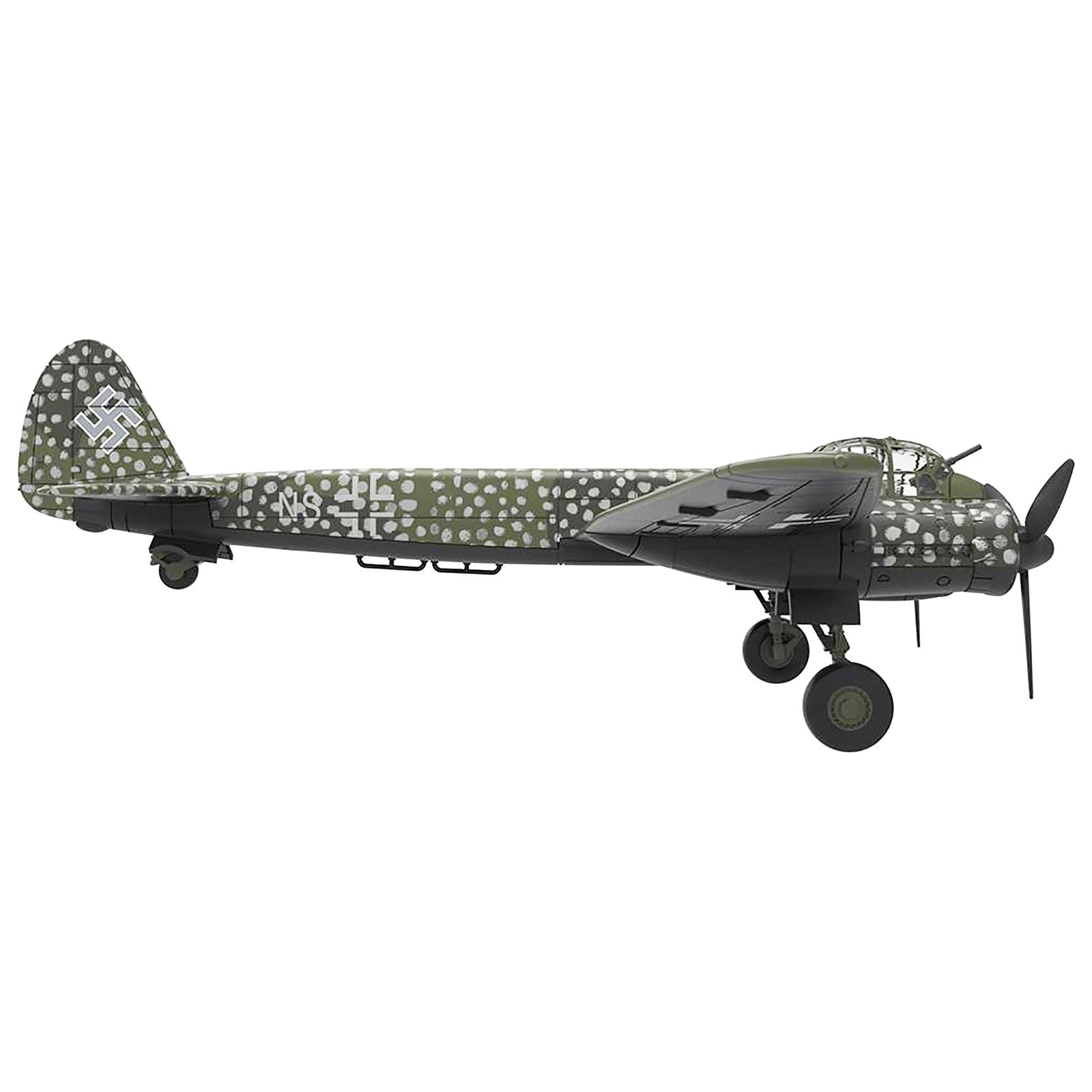 Junkers Ju 88 A - 4 Combat Aircraft "8./KG 6 Operation Steinbock" German Luftwaffe (1944) "Planes of World War II" Series 1/144 Diecast Model Airplane by Luppa - Luppa - ModelCars.com