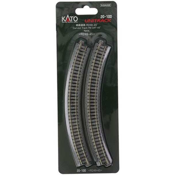 R249-45DEG CURVED TRACK       