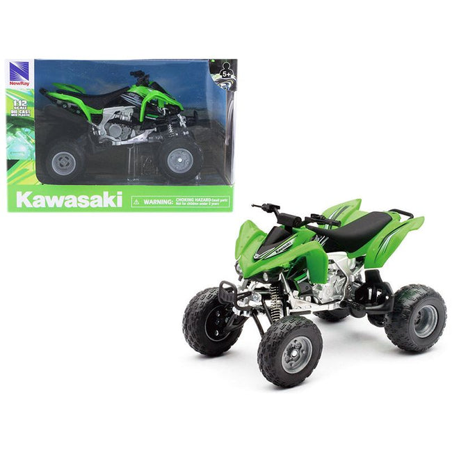 Kawasaki KFX 450R ATV Green 1/12 Motorcycle Model by New Ray - New Ray - ModelCars.com