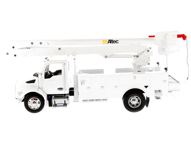 Kenworth T380 with Altec AA55 Aerial Service Truck White "Transport Series" 1/32 Diecast Model by Diecast Masters-Diecast Masters-ModelCars.com