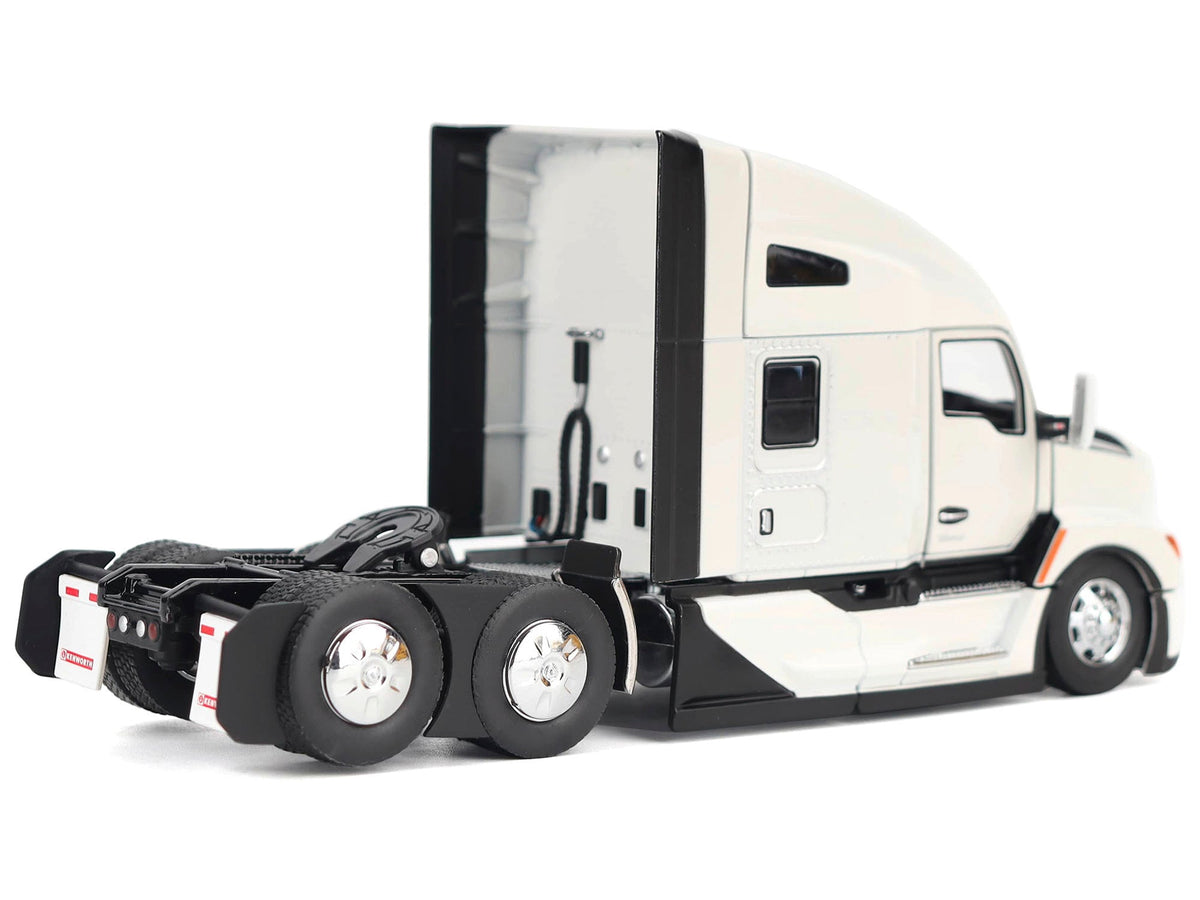 Kenworth T680 Truck Tractor Pearl White "Transport Series" 1/50 Diecast Model by Diecast Masters-Diecast Masters-ModelCars.com