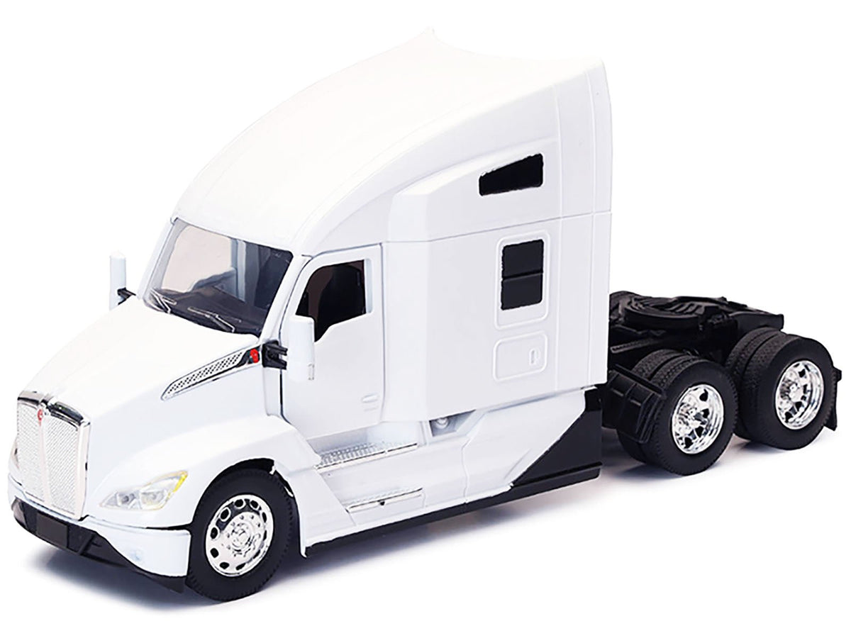 Kenworth T680 Truck Tractor White "Long Haul Truckers" Series 1/32 Diecast Model by New Ray-New Ray-ModelCars.com