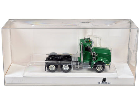 Kenworth T800 Day Cab Green 1/87 (HO) Scale Plastic Model Car by HO Logistics-HO Logistics Replicas-ModelCars.com
