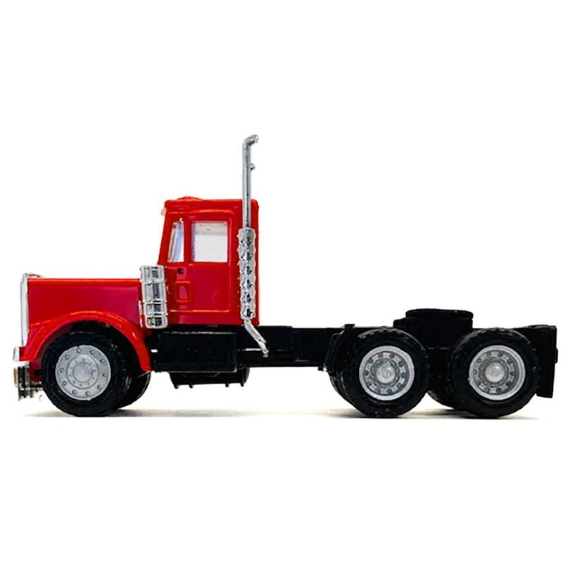 Kenworth W900 Short Day Cab "New Version" Red 1/87 (HO) Plastic Model Car by Promotex - Promotex - ModelCars.com