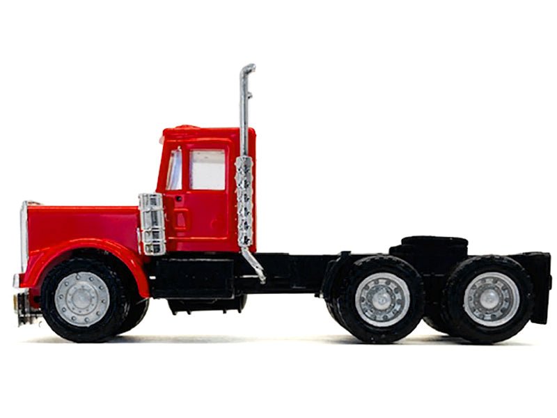 Kenworth W900 Short Day Cab "New Version" Red 1/87 (HO) Plastic Model Car by Promotex-Promotex-ModelCars.com