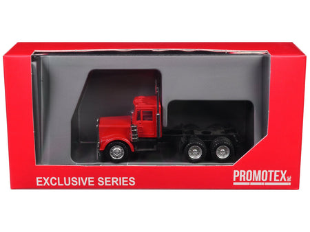 Kenworth W900 Short Day Cab "New Version" Red 1/87 (HO) Plastic Model Car by Promotex-Promotex-ModelCars.com
