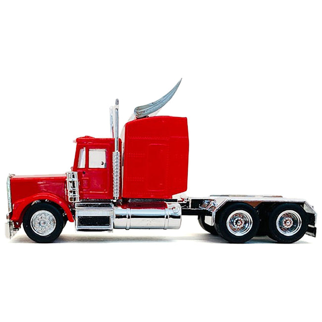 Kenworth W900 Sleeper Cab Red 1/87 (HO) Plastic Model Car by Promotex-Promotex-ModelCars.com