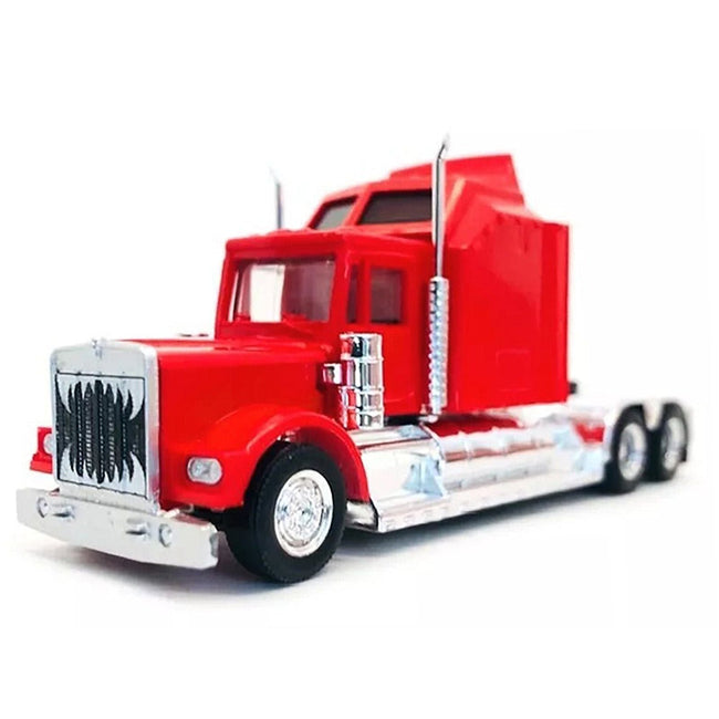 Kenworth W900 with Extra Large Sleeper Red 1/87 (HO) Plastic Model Car by Promotex-Promotex-ModelCars.com