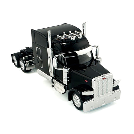 Kenworth W990 3-Axel Day Cab Blue Metallic 1/87 (HO) Plastic Model Car by HO Logistics-HO Logistics Replicas-ModelCars.com