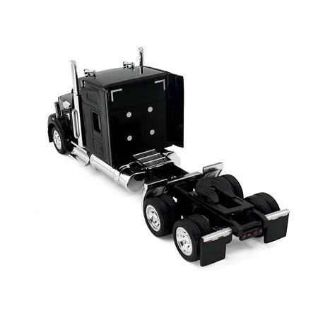 Kenworth W990 with Stand Up Sleeper Cab Black 1/87 (HO) Plastic Model Car by HO Logistics-HO Logistics Replicas-ModelCars.com