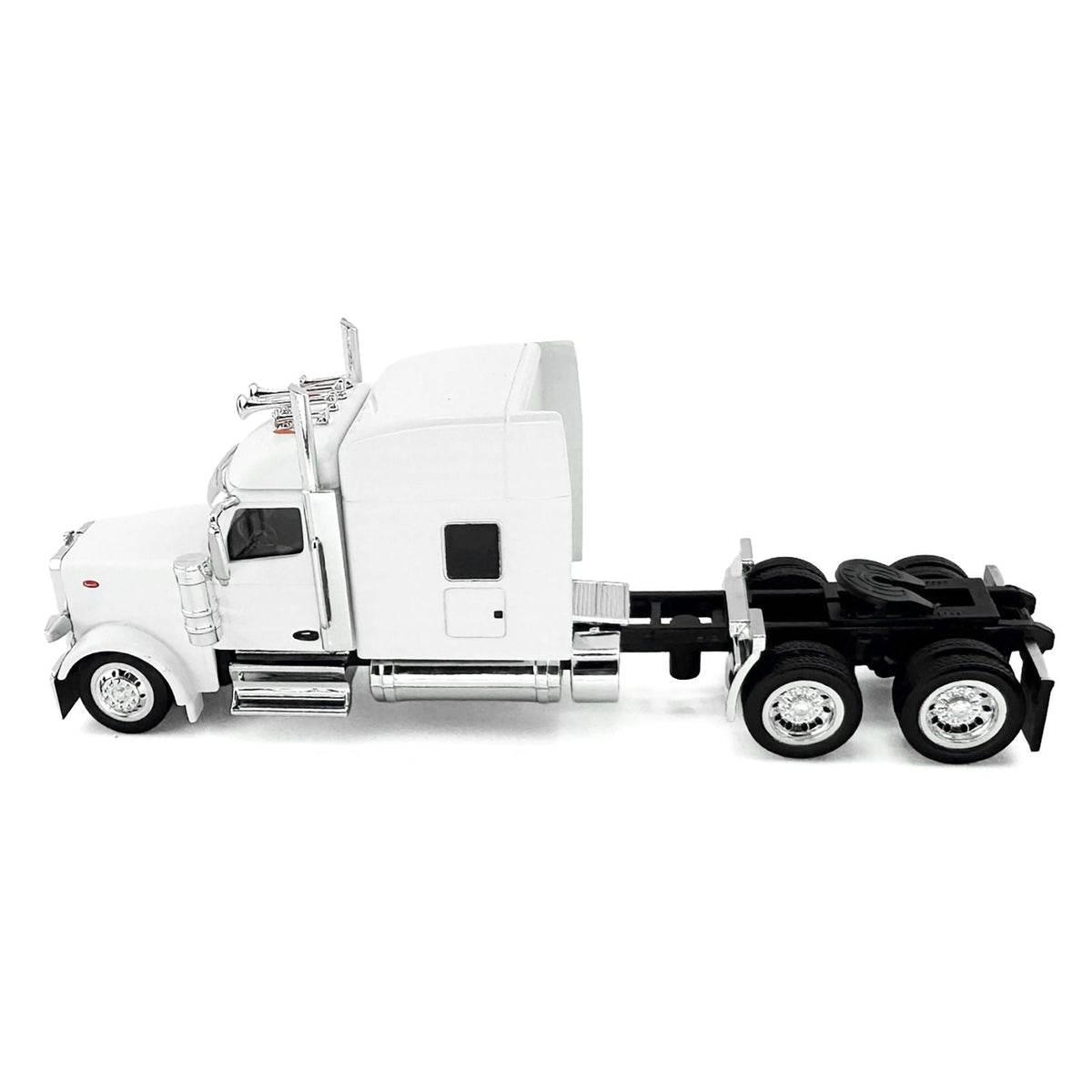 Kenworth W990 with Stand Up Sleeper Cab White 1/87 (HO) Plastic Model Car by HO Logistics-HO Logistics Replicas-ModelCars.com