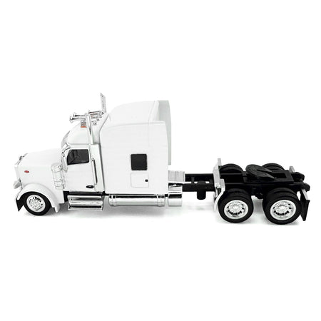 Kenworth W990 with Stand Up Sleeper Cab White 1/87 (HO) Plastic Model Car by HO Logistics-HO Logistics Replicas-ModelCars.com