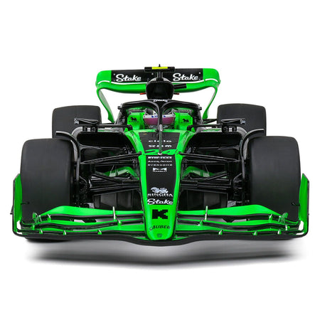 Kick Sauber C44 24 Zhou Guanyu "Kick Sauber F1 Team" Formula One F1 "Bahrain GP" (2024) "Competition" Series 1/18 Diecast Model Car by Solido - Solido - ModelCars.com