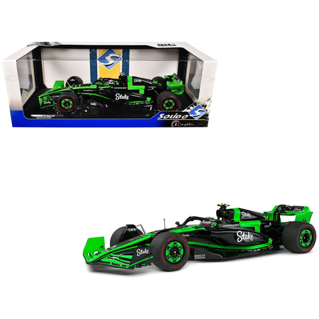 Kick Sauber C44 24 Zhou Guanyu "Kick Sauber F1 Team" Formula One F1 "Bahrain GP" (2024) "Competition" Series 1/18 Diecast Model Car by Solido - Solido - ModelCars.com