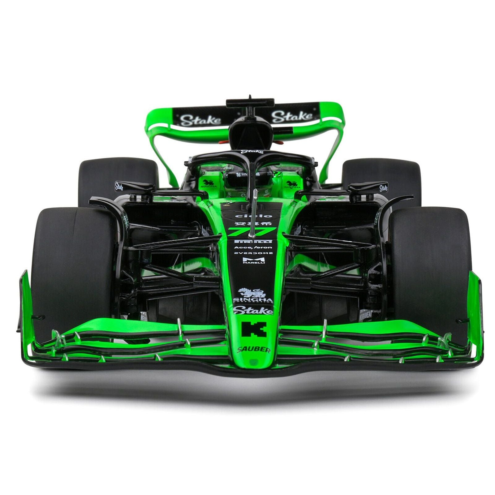 Kick Sauber C44 77 Valtteri Bottas "Kick Sauber F1 Team" Formula One F1 "Japan GP" (2024) "Competition" Series 1/18 Diecast Model Car by Solido - Solido - ModelCars.com