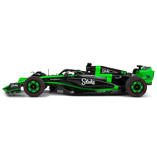 Kick Sauber C44 #77 Valtteri Bottas "Kick Sauber F1 Team" Formula One F1 "Japan GP" (2024) "Competition" Series 1/18 Diecast Model Car by Solido-Solido-ModelCars.com