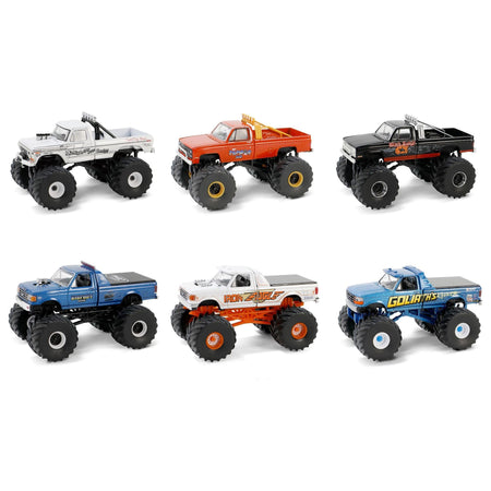 "Kings of Crunch" Set of 6 Monster Trucks Series 15 1/64 Diecast Model Trucks by Greenlight - Greenlight - ModelCars.com